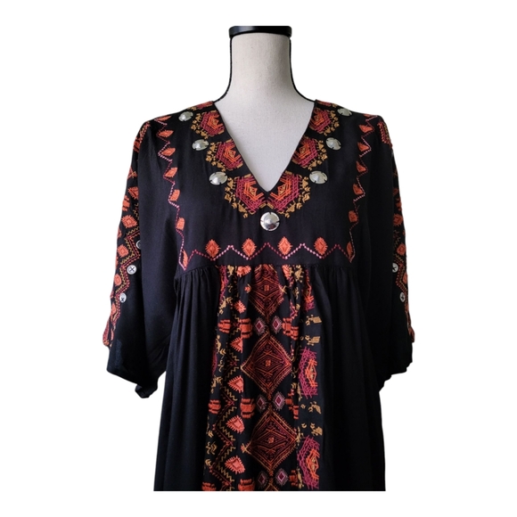 RAGA “Rala” Embellished Embroidered Dress Sz S New - Picture 3 of 11